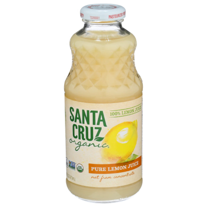 Santa Cruz Juice Lemon 100% 16 Fo - Pack Of 8