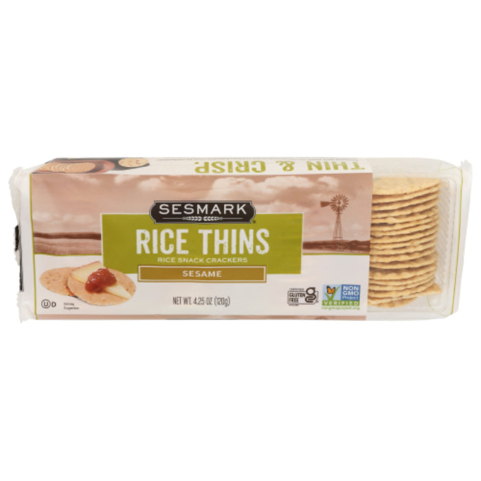 Sesmark Rice Thin Sesame 4.25 Oz - Pack Of 1