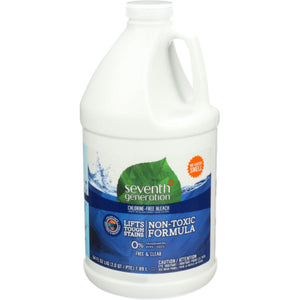 Seventh Generation Bleach Free & Clear Non Chlorine 64 Oz - (Pack of 6)