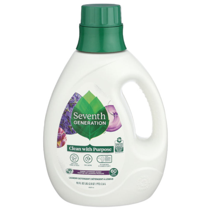 Seventh Generation Liquid Laundry Lavender 90 Fo - Pack Of 4