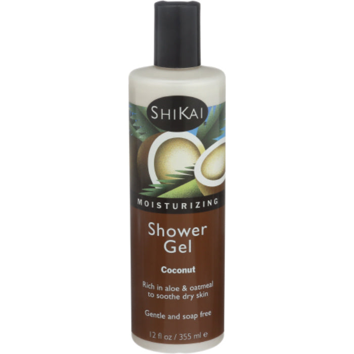 Shikai - Shower Gel, Coconut, 12 Oz - Pack of 3