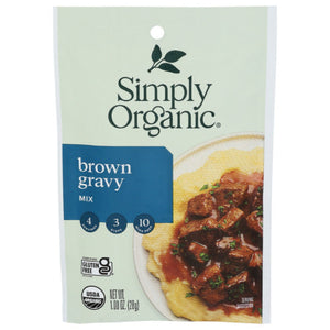 Simply Organic - Mix Gravy Brown, 0.9 Oz - Pack of 12