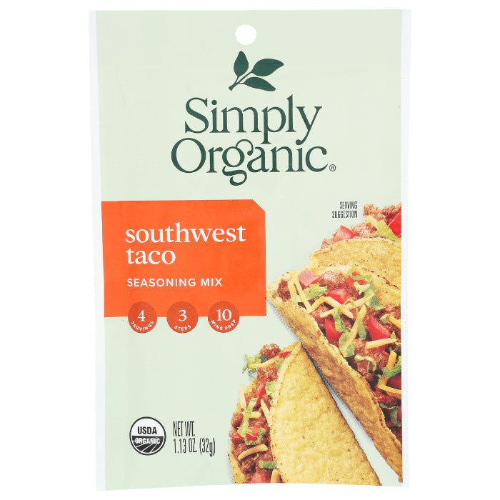 Simply Organic - Mix Taco Southwest, 1.13 Oz - Pack of 12