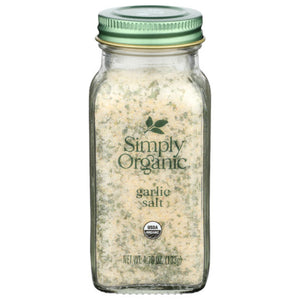 Simply Organic - Seasoning Garlic Salt Bottle, 4.7 Oz - Pack of 1