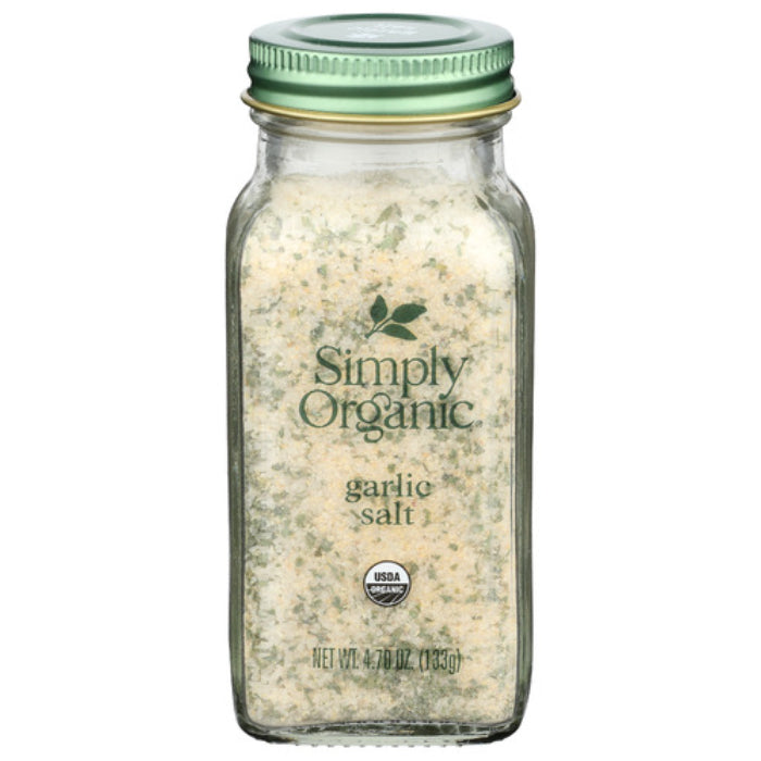 Simply Organic - Seasoning Garlic Salt Bottle, 4.7 Oz - Pack of 1