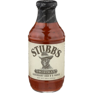 Stubb's BBQ Sauce Original 18 OZ - Pack of 6