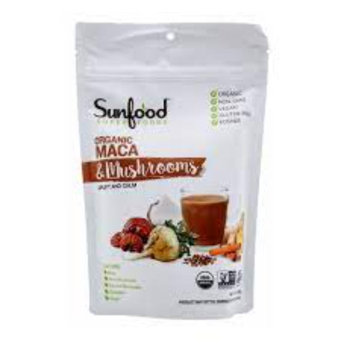 Sunfood Superfoods Maca Mushroom Powder Org 7 Oz - Pack Of 1