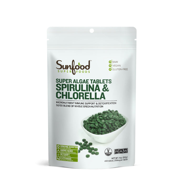 Sunfood Superfoods Spirulina Chlorella Tb 4 Oz - Pack Of 1