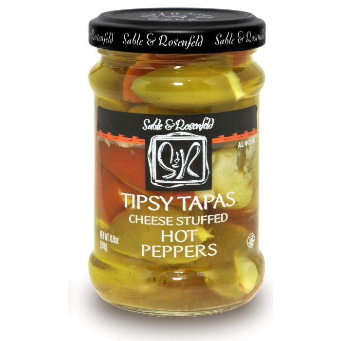 Sable & Rosenfeld Tipsy Tapas Hot Peppers 8.8 Oz - Pack Of 6