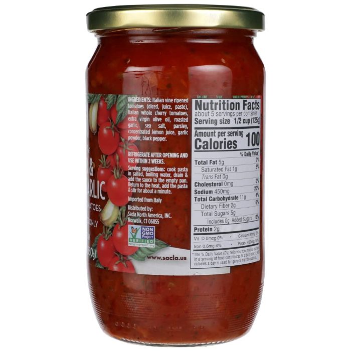 Sacla Tomatos Cherry Roasted Garlc 24 Oz - Pack Of 6