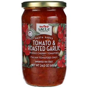 Sacla Tomatos Cherry Roasted Garlc 24 Oz - Pack Of 6