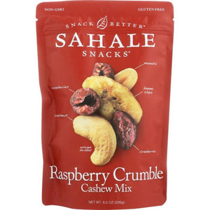 Sahale Snacks Nut Mix Raspberry Crumble Cashew 8 Oz - Pack Of 4