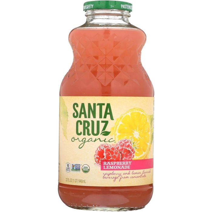 Santa Cruz Juice Raspberry Lemonade 32 Fo - Pack Of 6