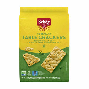 Schar - Crackers Rosemary, 7.4oz | Pack of 5