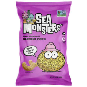 Sea Monsters Seaweed Puffs, 3.5oz | Multiple Flavors