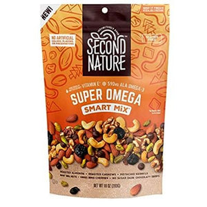 Second Nature Trail Mix Omega Super Smart 10 oz - Pack of 6