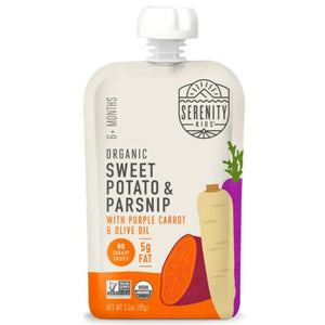 Serenity Kids Pouch Organic Sweet Potato (3.5 oz - Pack of 6)