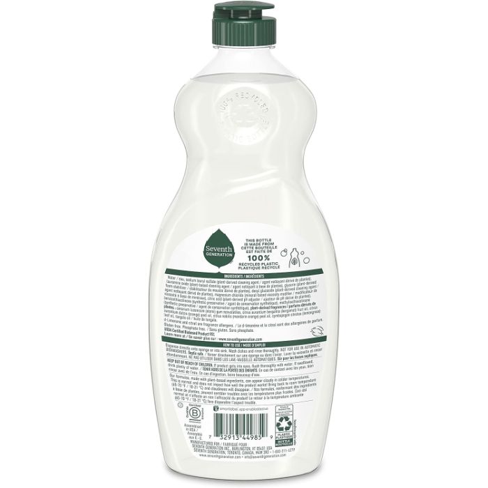 Seventh Generation Dishwash Lemongrass Clement 19 Fo - (Pack of 6)