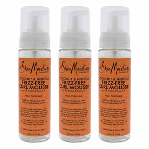 SheaMoisture Coconut & Hibiscus Curl Mousse (7.5 oz, Pack of 3)