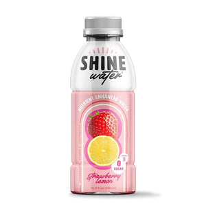 Shinewater - Water Strawberry Lemon, 16.9fo | Pack of 12