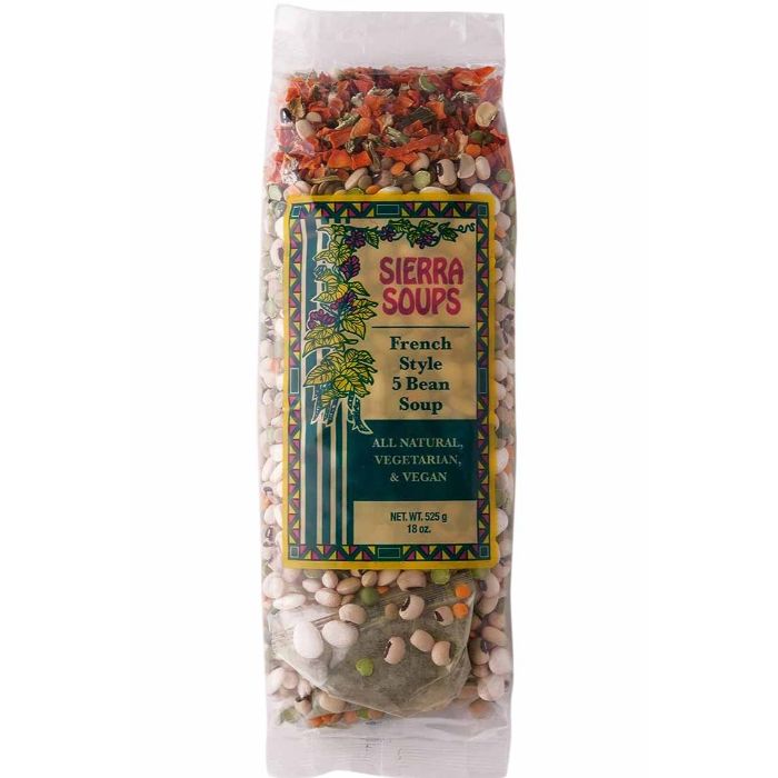 Sierra Soups - Soup Mix French Style 5 Bean, 18 Oz - Pack of 6