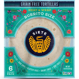 Siete - Grain-Free Tortillas Burrito Size, 14.9oz