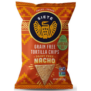 Siete - Chip Tortilla Nacho, 1 Oz - Pack of 24