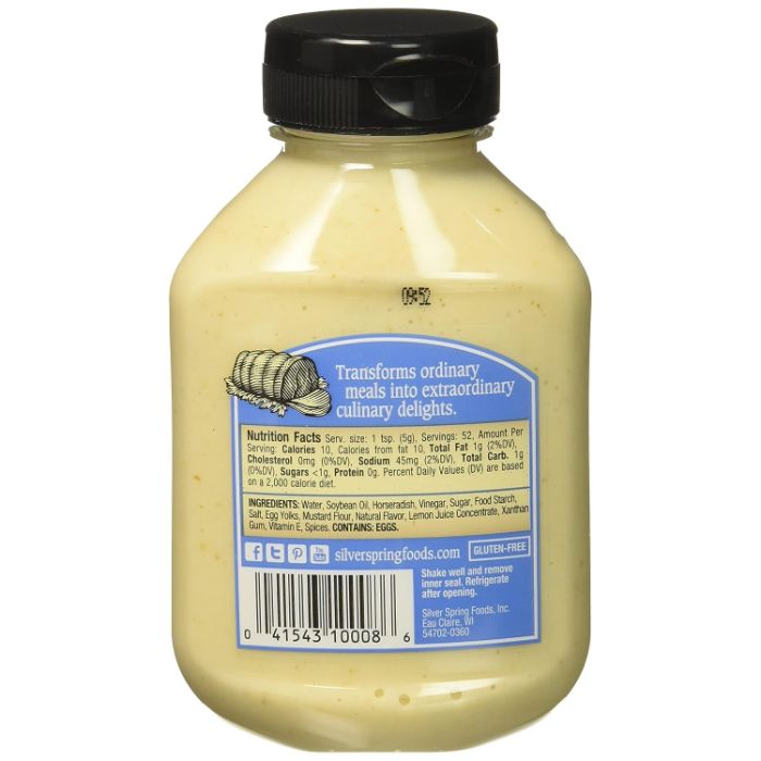 Silver Spring - Sauce Horseradish Sassy, 9.25 OZ - Pack of 9