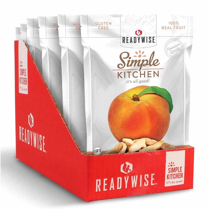 Simple Kitchen - Peaches Frozen Dried, 1.4 OZ - Pack of 6