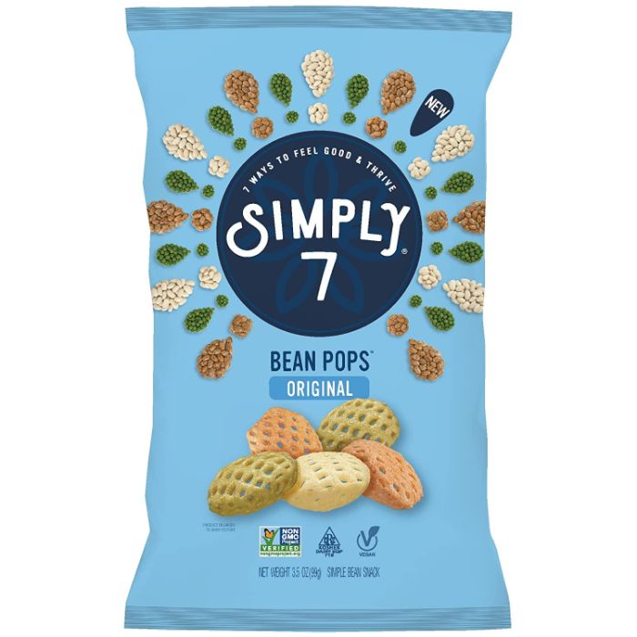 Simply 7 - Bean Pops Original, 3.5 oz - Pack of 8