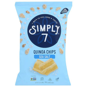 Simply 7 - Chip Quinoa Sea Salt, 3.5 oz (Pack of 8)