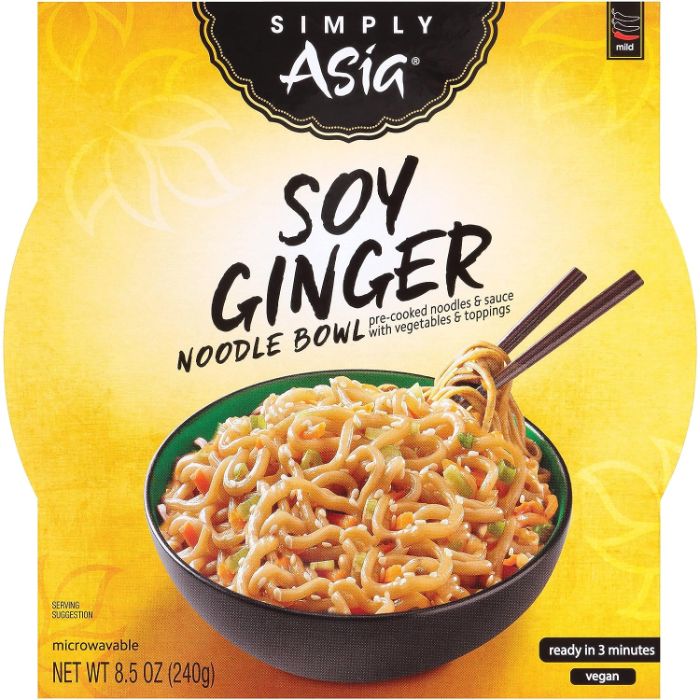 Simply Asia - Hot Serve Bowl Soy Ginger, 8.5 oz - Pack of 6