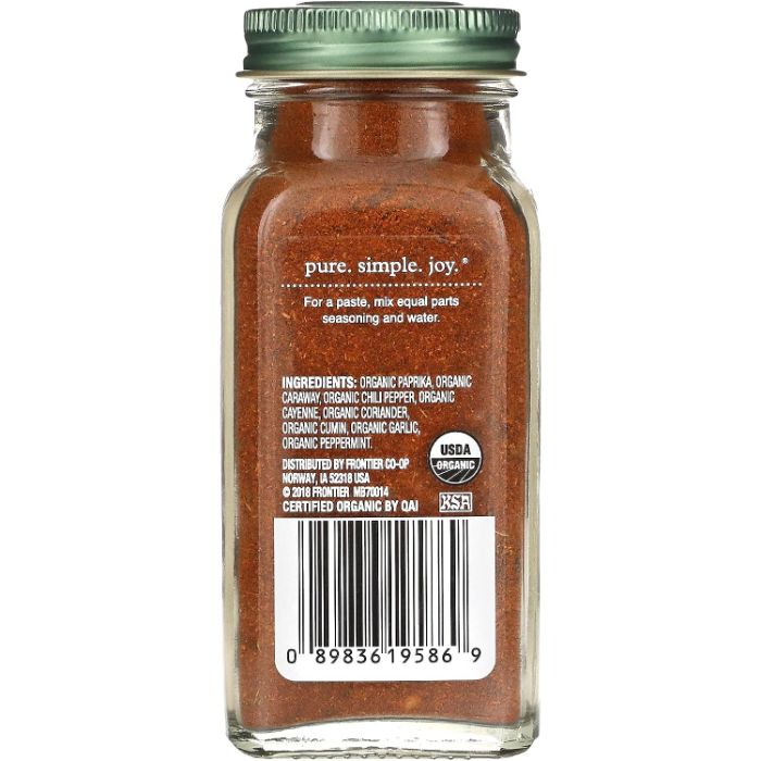 Simply Organic - Seasoning Harissa, 3.2 Oz - Pack of 6