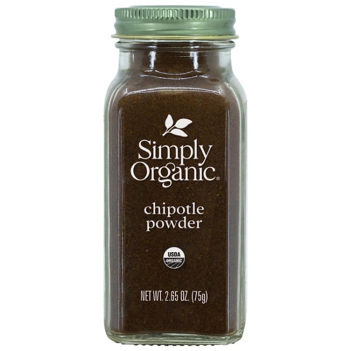 Simply Organic - Spice Chipotle Powder Bottle, 2.65 Oz - Pack of 6