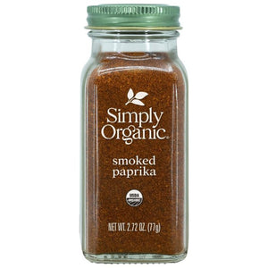 Simply Organic - Spice Smoked Paprika Bottle, 2.72 Oz - Pack of 6