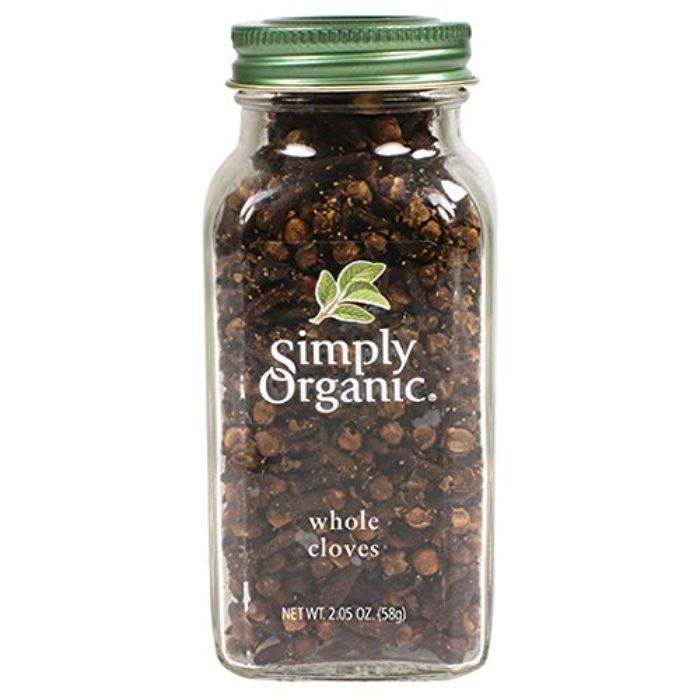 Simply Organic - Seasoning Cloves Whole Bottle, 2.05 Oz - Pack of 6