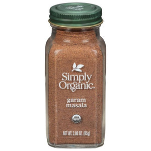 Simply Organic - Seasoning Garam Masala Bottle, 3 Oz - Pack of 6