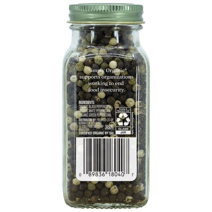 Simply Organic - Seasoning Peppercorn Medley, 2.93 Oz - Pack of 6