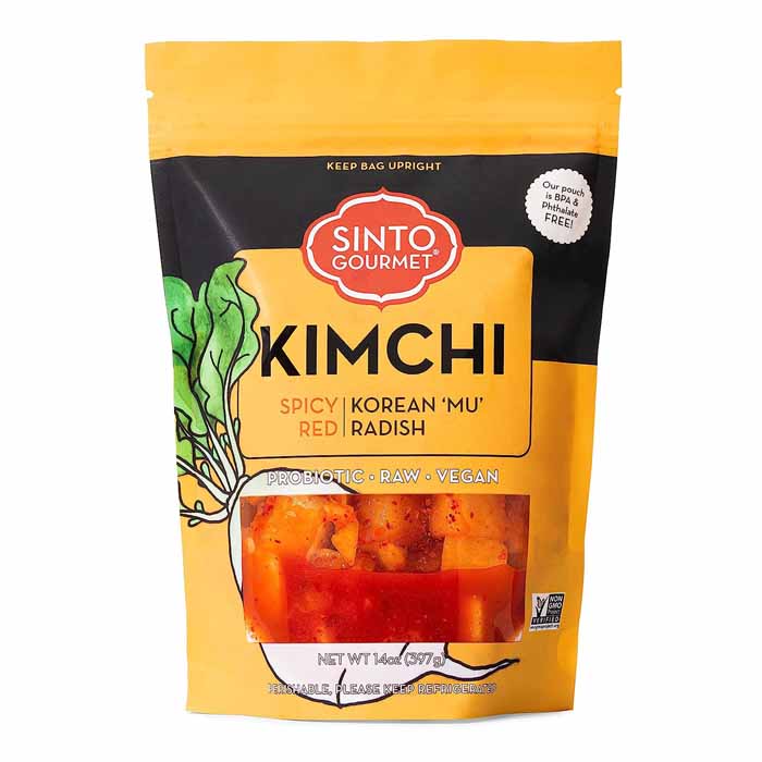 Sinto Gourmet - Radish Kimchi Spicy, 14oz  Pack of 6