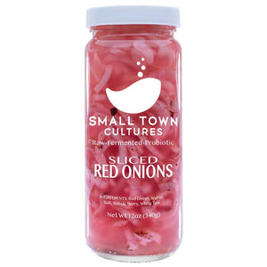 Small Town Cultures - Onions Red Sliced, 12oz | Pack of 6