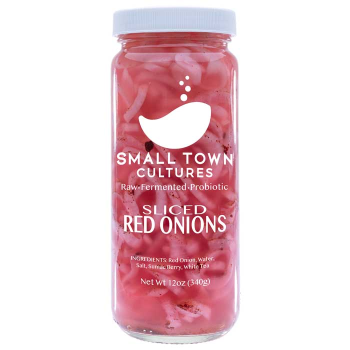 Small Town Cultures - Onions Red Sliced, 12oz  Pack of 6