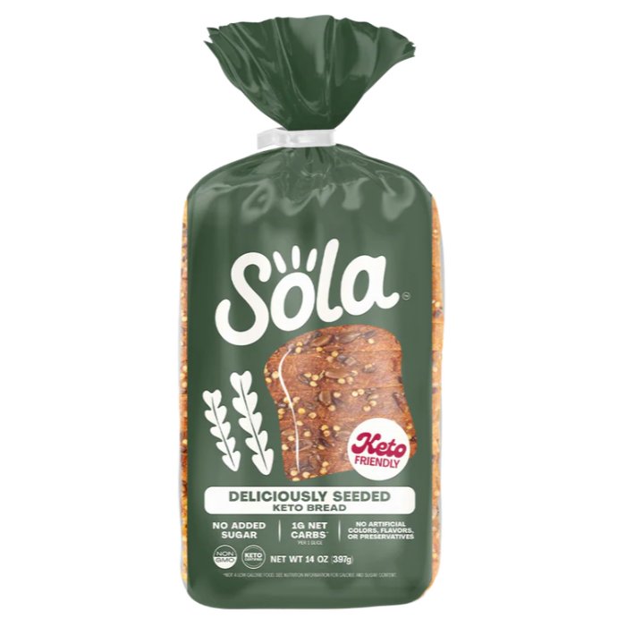 Sola Bread - Deliciously Seeded, 14 oz | Pack of 6