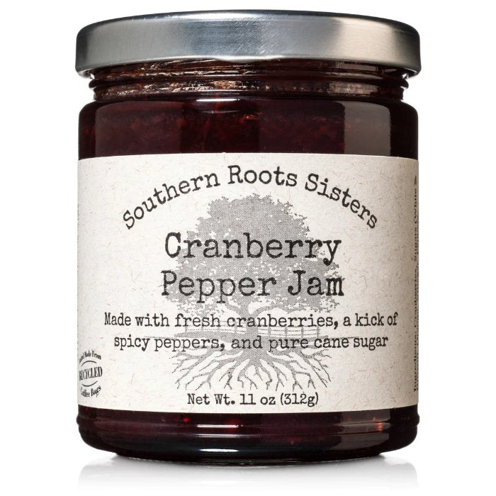 Southern Roots Sisters - Jam Cranberry Pepper, 11 Oz - Pack of 6