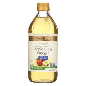 Spectrum Organics - Apple Cider Vinegar Filtered Organic, 16oz | Pack of 6