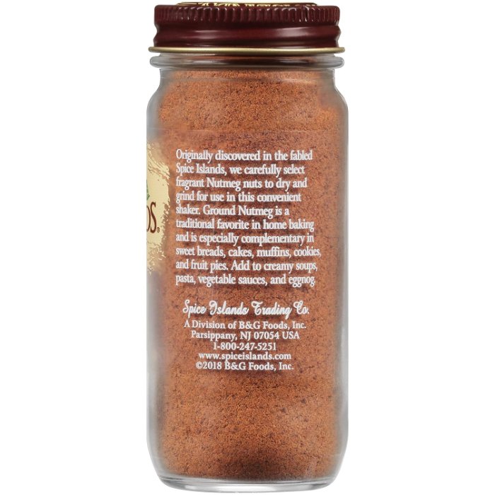 Spice Island - Nutmeg Ground, 2.1 Oz - Pack of 3