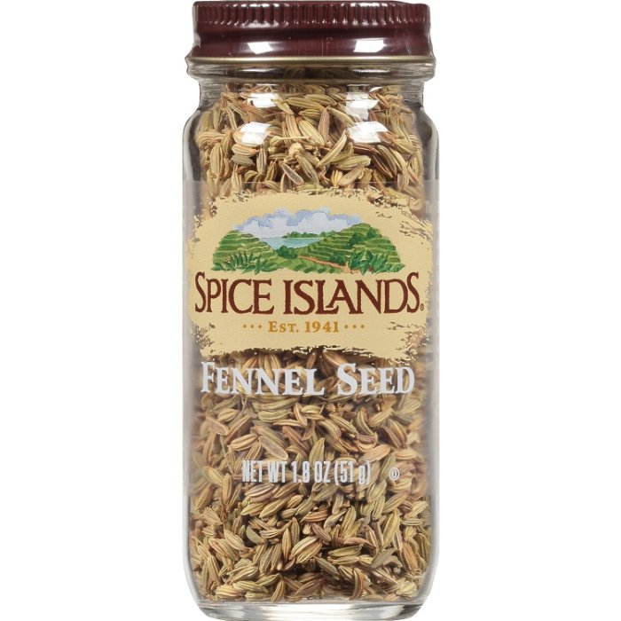 Spice Island Seed Fennel Whole 1.8 Oz - Pack Of 3