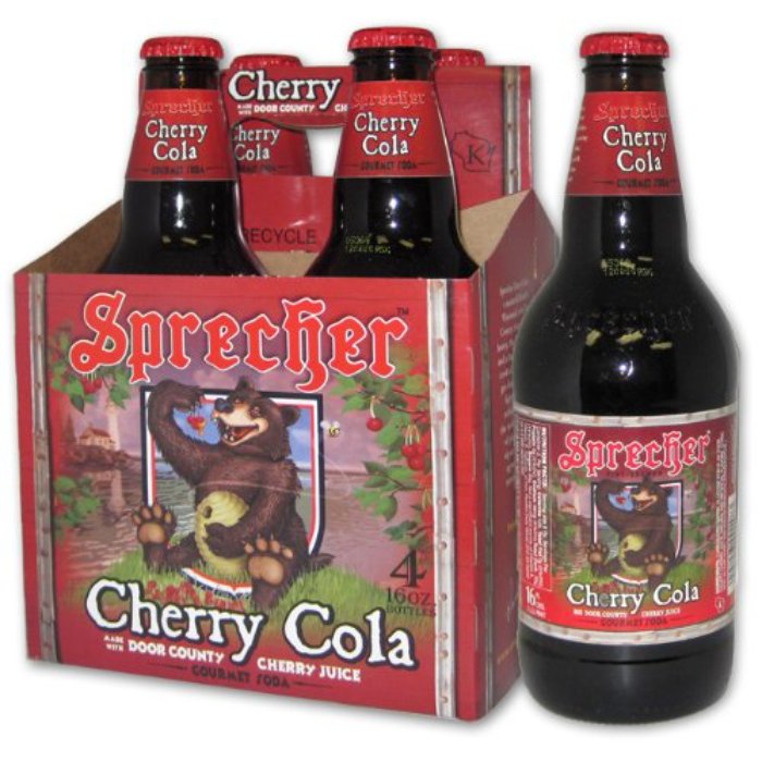 Sprecher Soda Cherry 4Pk 64 Fo - (Pack of 6)