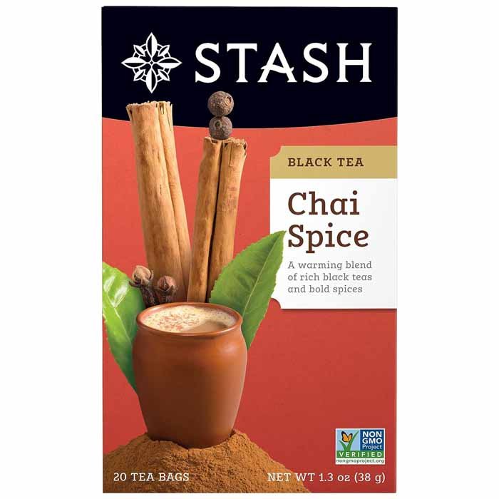 Stash – Chai Spice Tea, 20 Bags | Pack of 6