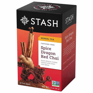 Stash Tea Tea Decaf Chai Red Spice 18 Bg - Pack Of 6