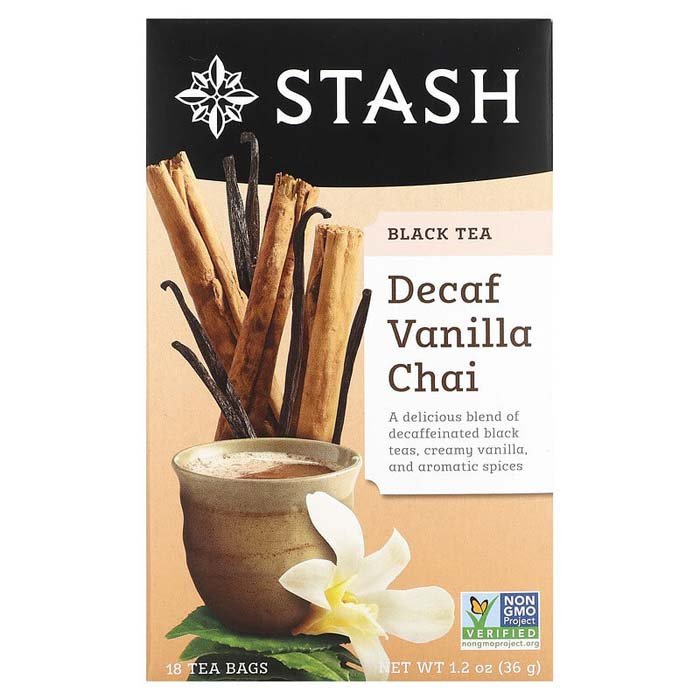 Stash Tea Tea Decaf Chai Vanilla 18 Bg - Pack Of 6